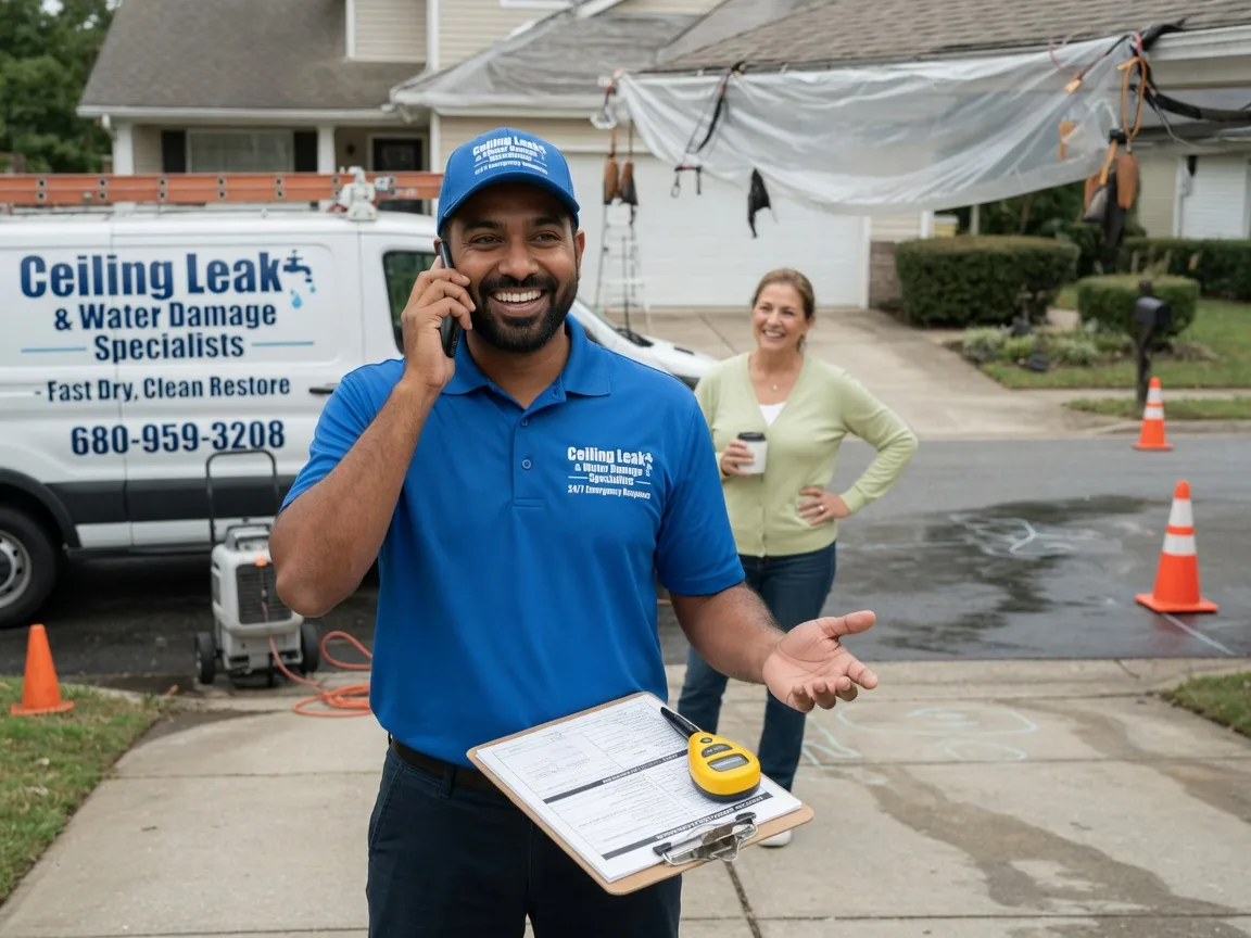 Ceiling Leak Cleanup Glassboro, NJ FAQs